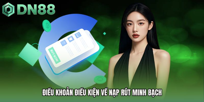 Điều khoản điều kiện về nạp rút minh bạch