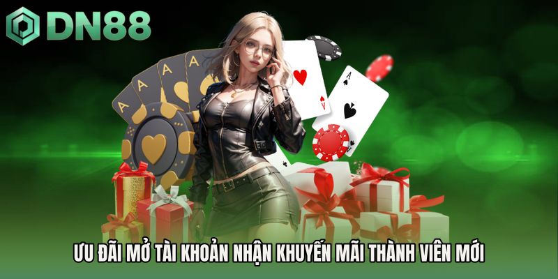 Ưu đãi mở tài khoản nhận khuyến mãi thành viên mới